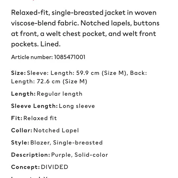 Single jacket - Picture 2 of 2